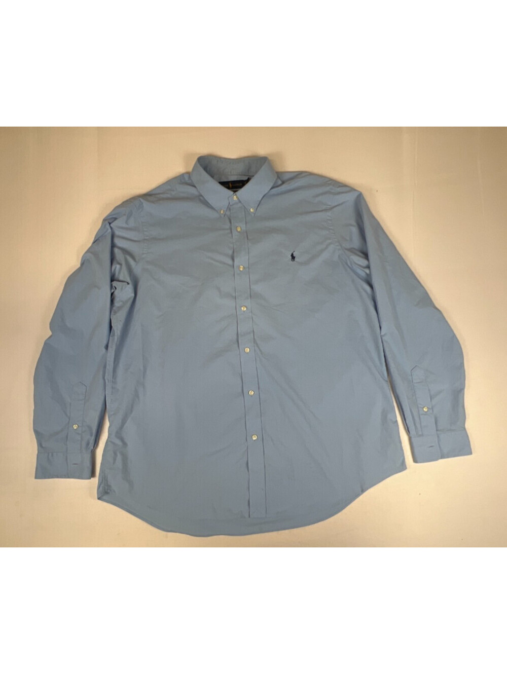 Polo Ralph Lauren Men XXL Blue Classic Fit Performance Button Down Shirt